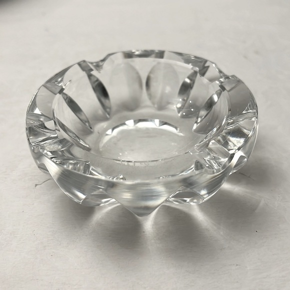 St. Louis Crystal Ashtray France Vintage - Picture 6 of 6